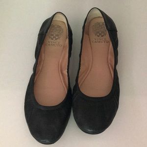 Black Vince Camuto Ballet Flats